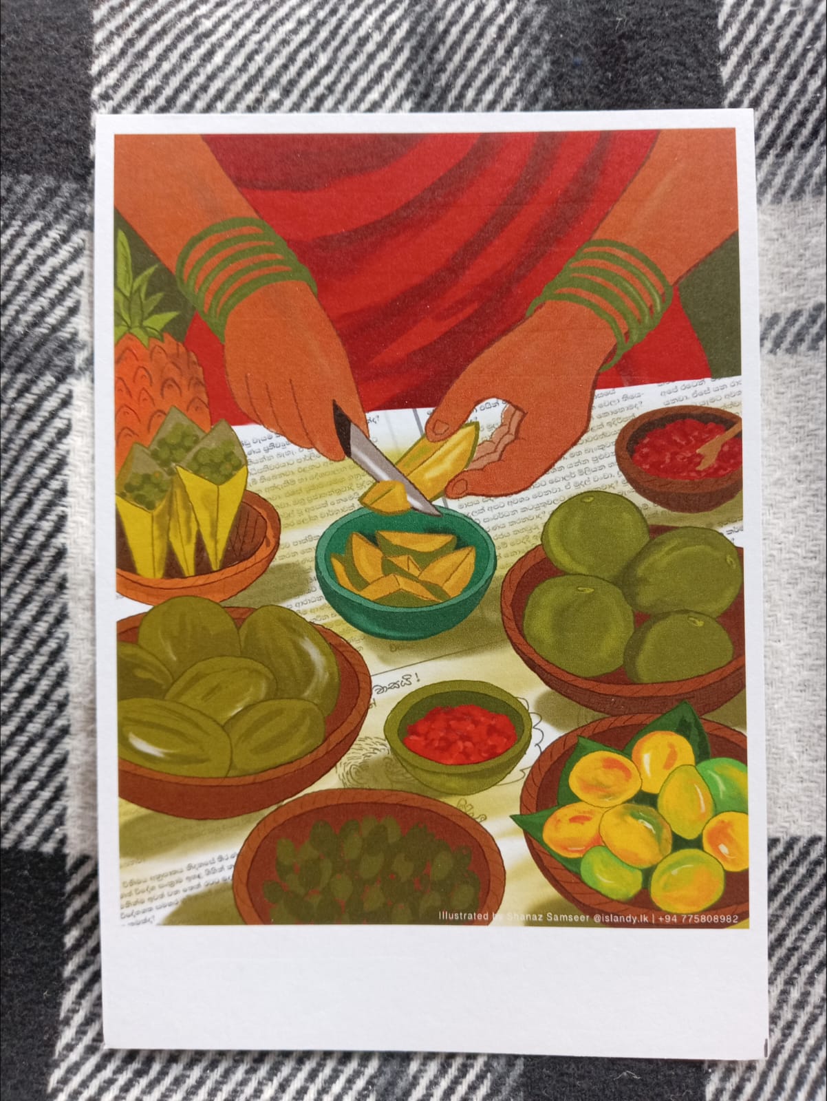Print Card - Sri Lankan Fruits